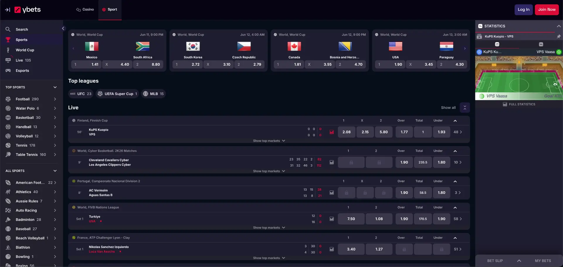 Ybets Casino Zahlungsmethoden Auszahlung Einzahlung Visa Skrill Neteller